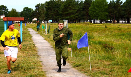 Курсанты военного факультетаприняли участие в смотре спортивно-массовой работы Вооруженных Сил Республики Беларусь