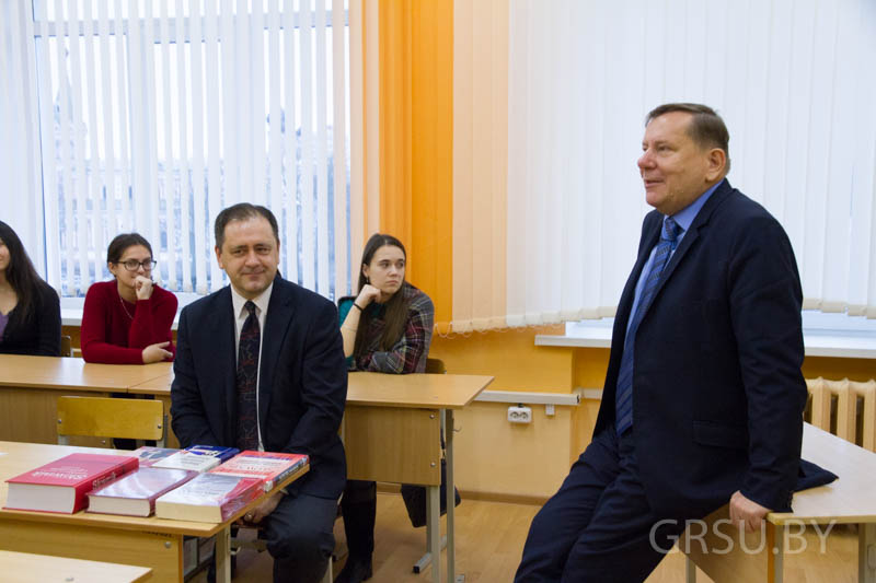 Генеральный Консул Республики Польша в Гродно Ярослав Ксенжек встретился со студентами ГрГУ имени Янки Купалы