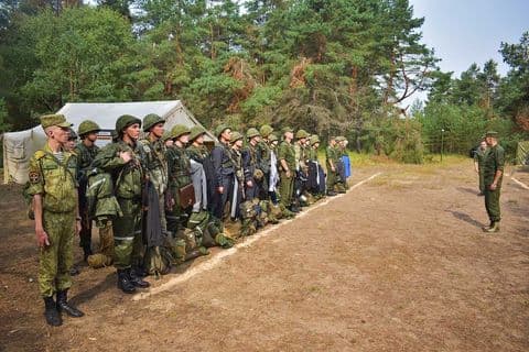 На военном факультете ГрГУ имени Янки Купалы стартовал учебно-полевой сбор по начальной профессиональной подготовке среди первокурсников