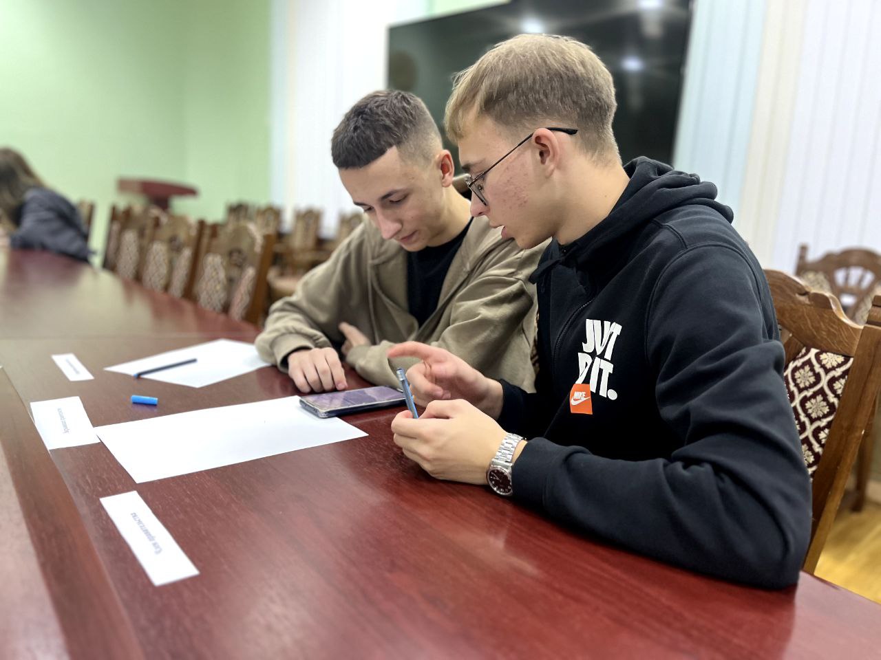 В Купаловском университете прошли дебаты в рамках республиканского проекта «Устойчивый университет»